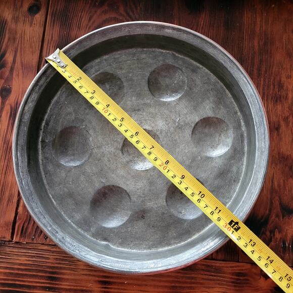 Antique Copper Egg Poacher Escargot 12" - Picture 5 of 6